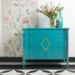 Salda Dressers<Chest of drawers Blue Neoclassical style
