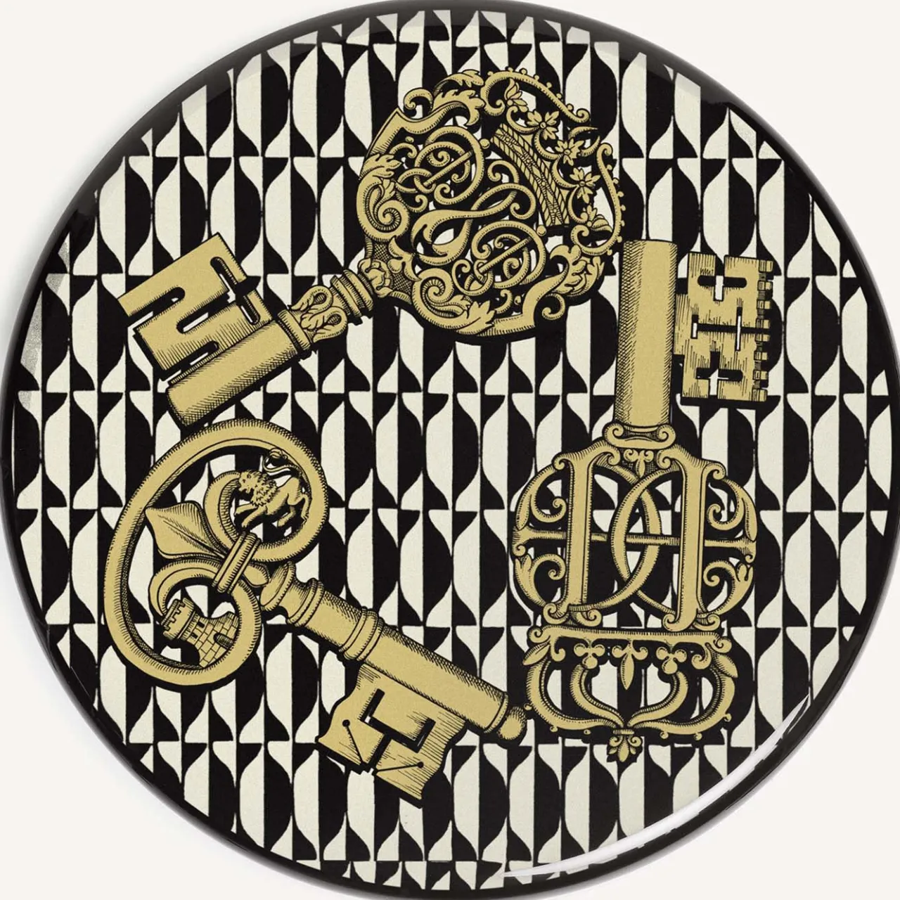 Fornasetti Stools<Chiavi e Losanghe Stool