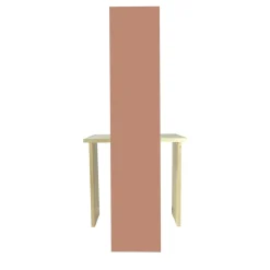 Meccani Design Lounge Chairs<Cimabue Beige Red Chair by Ferdinando Meccani