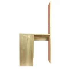 Meccani Design Lounge Chairs<Cimabue Beige Red Chair by Ferdinando Meccani
