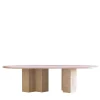 Monitillo 1980 Dining Tables<City Travertine Dining Table