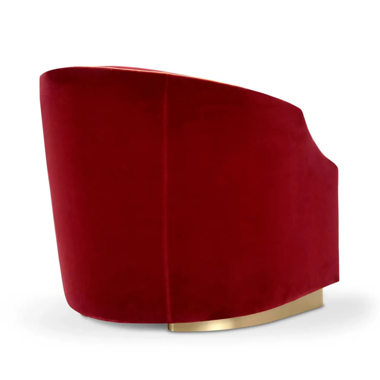 Domingo Salotti Armchairs<Cleio Small Burgundy Armchair