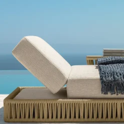 Talenti Outdoor Chaises & Daybeds<Cliff Beige Sunbed by Ludovica & Roberto Palomba
