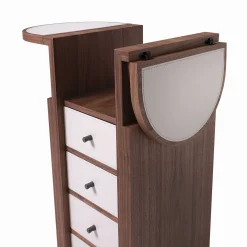 Casa Covre Dressers<Cocker 4 Wood and Leather Dresser