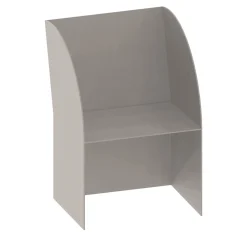 Marco Ripa Outdoor Armchairs<Coimbra 01 Gray Aluminium Outdoor Chair