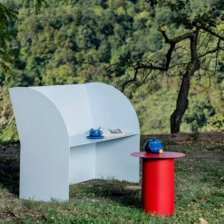 Marco Ripa Outdoor Sofas & Benches<Coimbra 02 Light Blue Aluminum Outdoor Bench