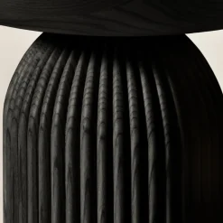 Dale Italia Side Tables<Convesso Black Ash Side Table