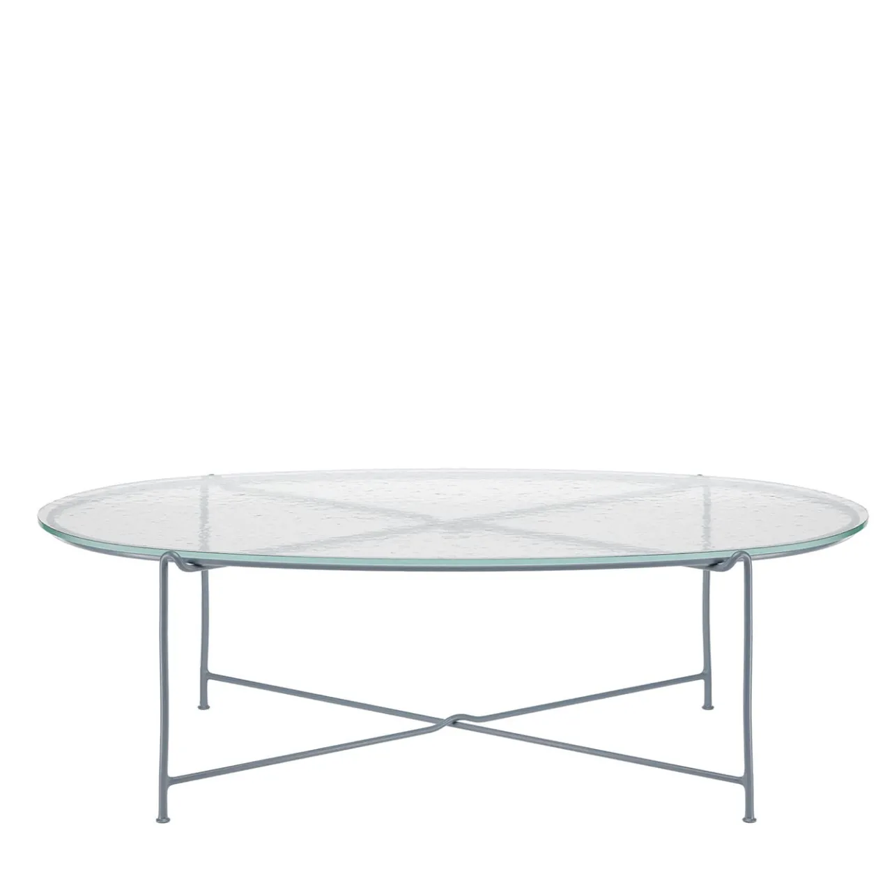 Dante Negro Outdoor Dining Tables<Corda Plumbeo Oval Glass Top Outdoor Dining Table by Zanellato&Bortotto