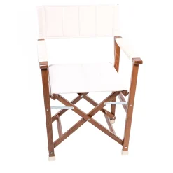 Marricreo Outdoor Chairs & Stools<Cream Wooden Director's Chair - Capri's model