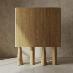 Livio Cioffi Cabinets<Creta Oak & Marble Cabinet
