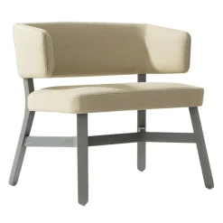 Billiani 1911 Lounge Chairs<Croissant 572 Beige Chair by Emilio Nanni