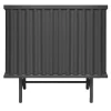 DLA Design Lab Cabinets<Curl Slate Gray 2-Door MDF Cabinet