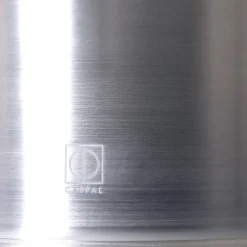 Caspal Side Tables<Cylindrical Silver Aluminum Display Pedestal