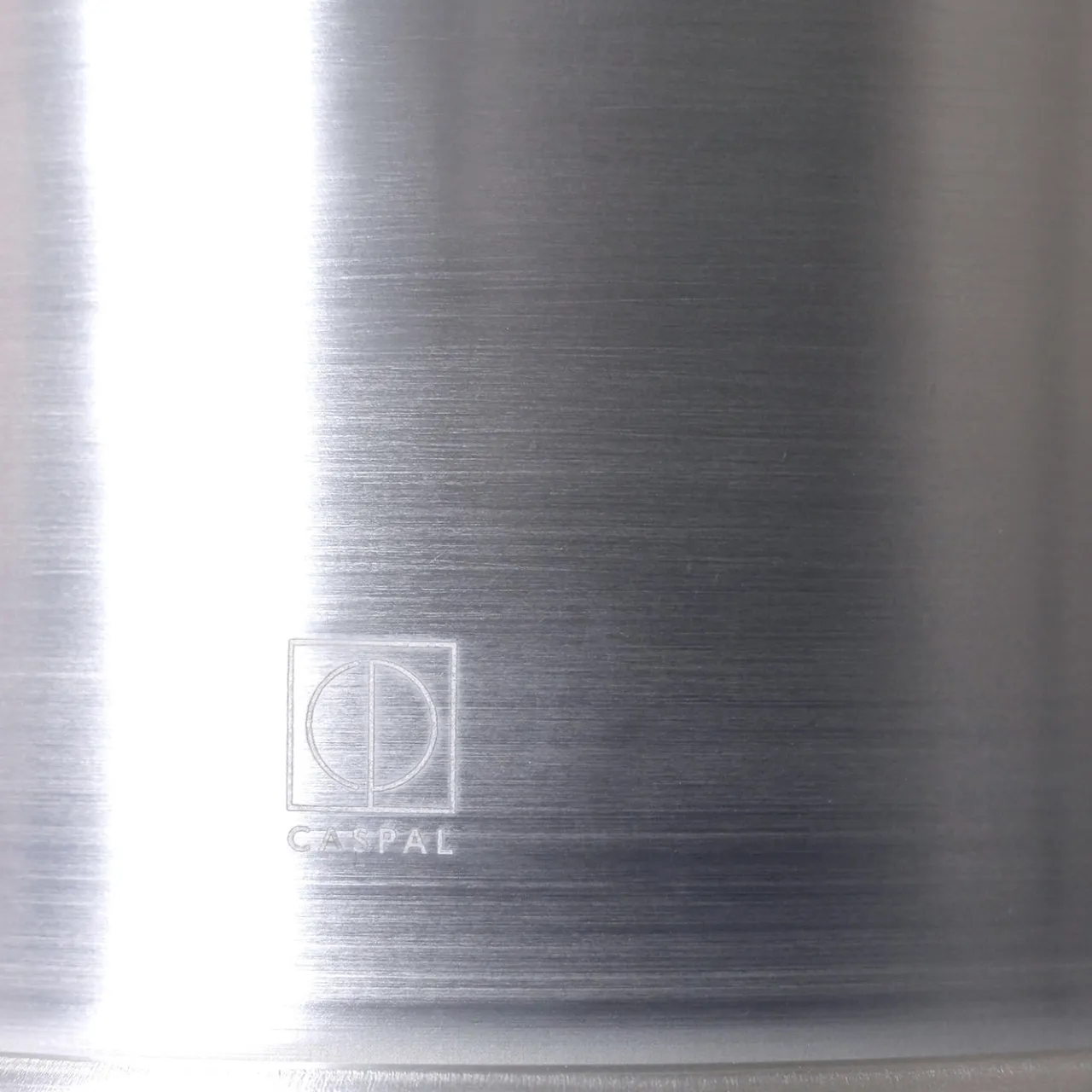 Caspal Side Tables<Cylindrical Silver Aluminum Display Pedestal
