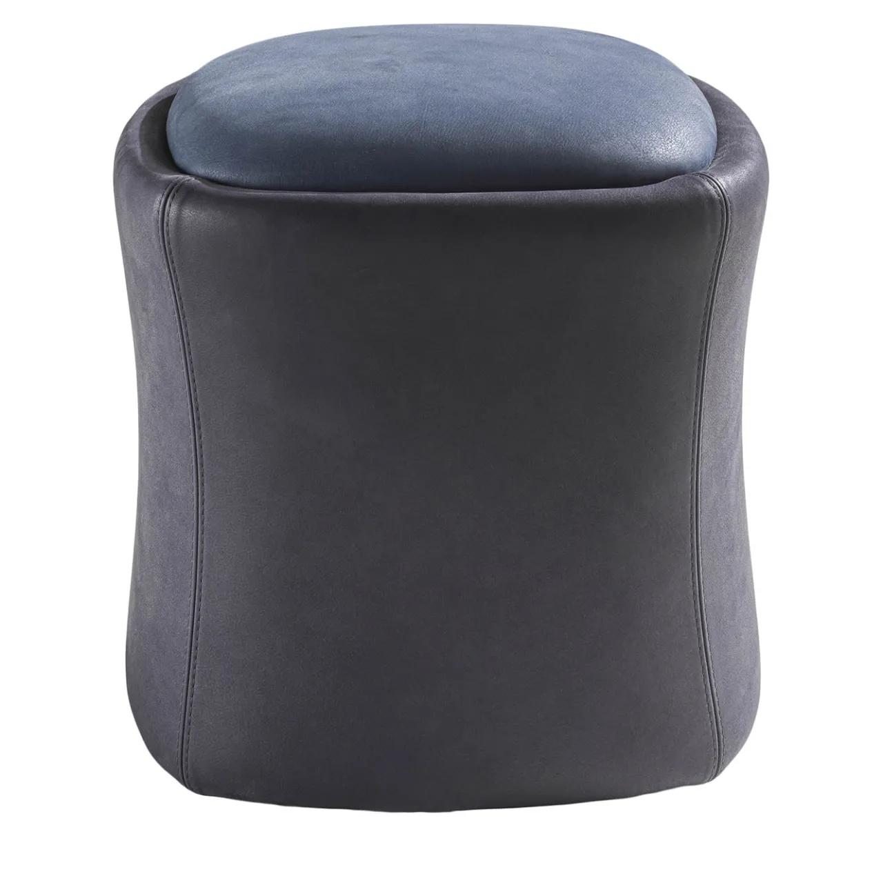 Durame Ottomans & Poufs<Dear Two-Tone Blue Pouf