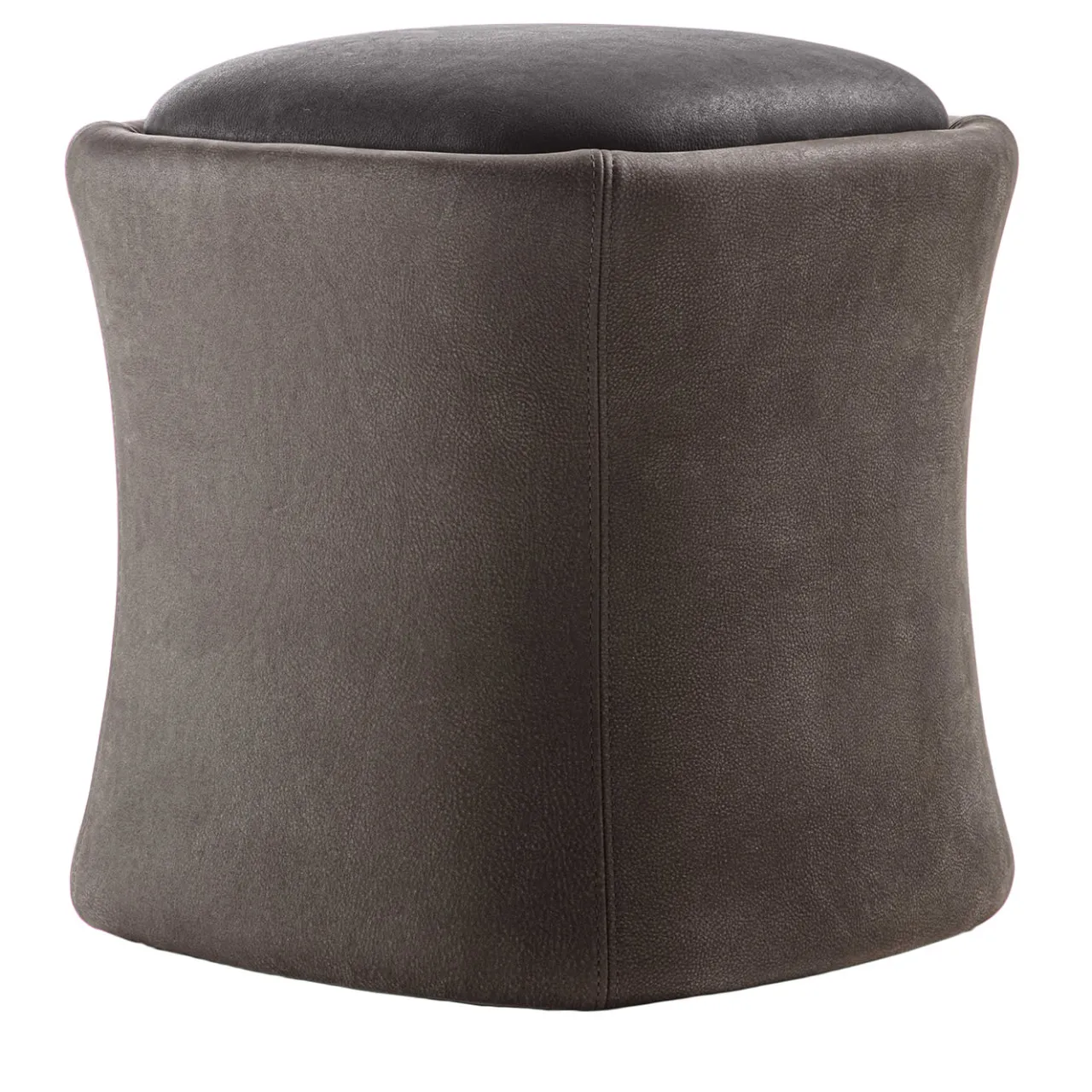 Durame Ottomans & Poufs<Dear Two-Tone Brown Pouf