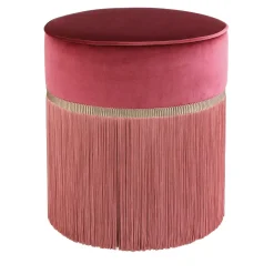 Lorenza Bozzoli Couture Ottomans & Poufs<Decò Couture Geometric Pink Ottoman