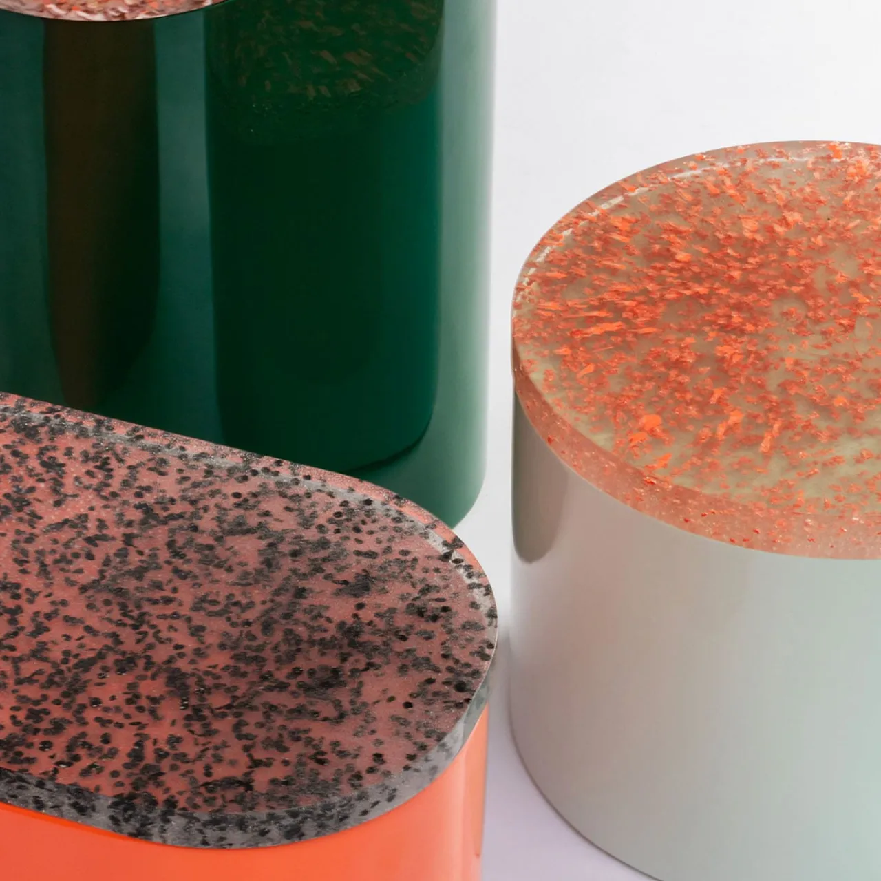 Punto Zero Side Tables<Ditale Orange Side Table
