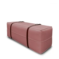 DLA Design Lab Ottomans & Poufs<Docker Antique Pink Velvet Long Pouf