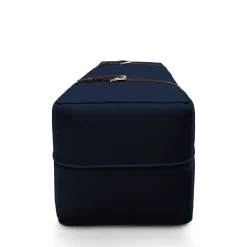 DLA Design Lab Ottomans & Poufs<Docker Blue Navy Velvet Long Pouf