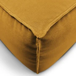 DLA Design Lab Sofas<Docker Yellow Gold Velvet Sofa