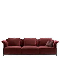 Ghidini 1961 Sofas<Dodo Burgundy Sofa by Stefano Giovannoni