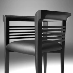 Carpanelli Chairs<Dolfin Black Ash chair