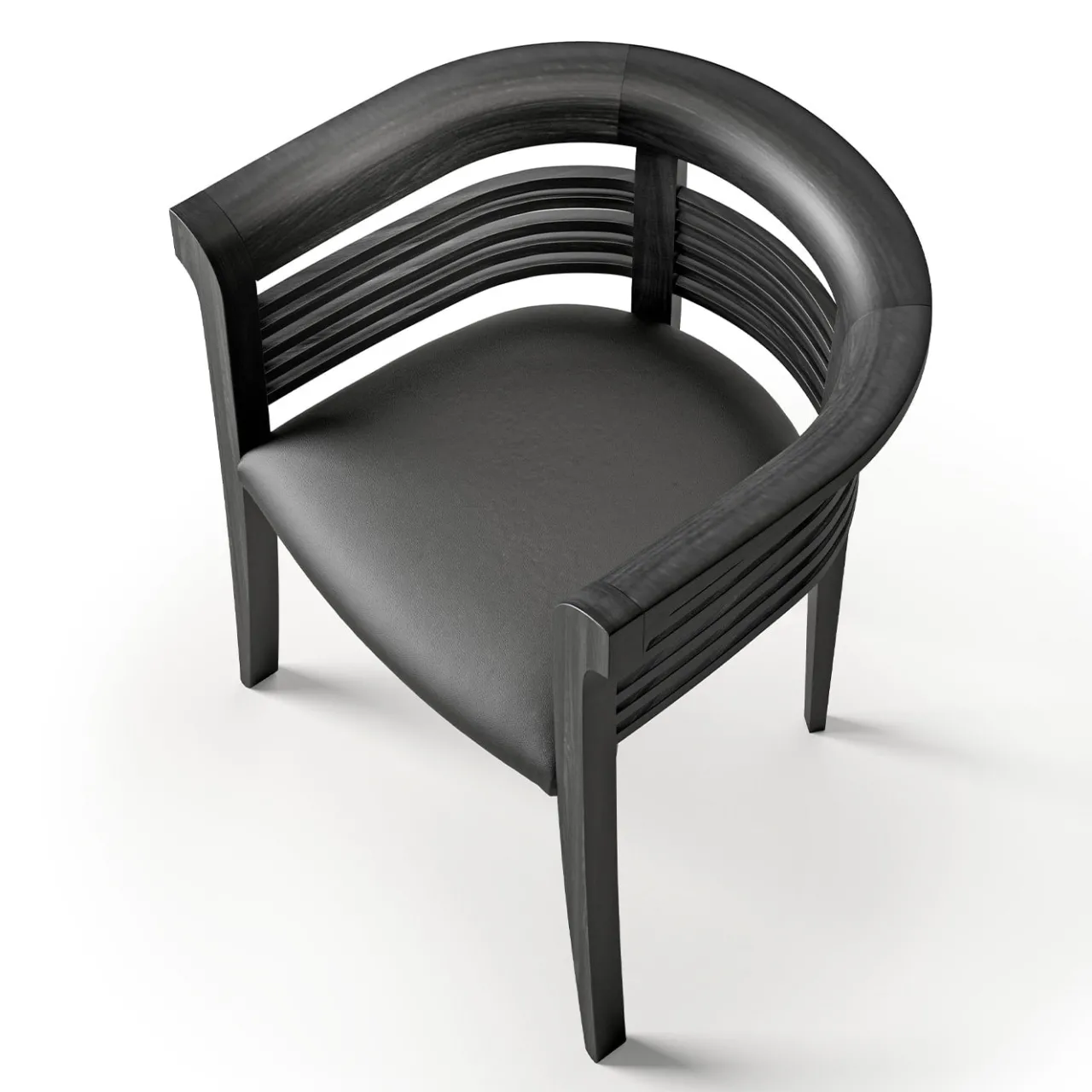 Carpanelli Chairs<Dolfin Black Ash chair