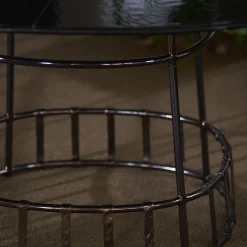 Dante Negro Outdoor Dining Tables<Dolmen Square Dining Table by Margherita Rui