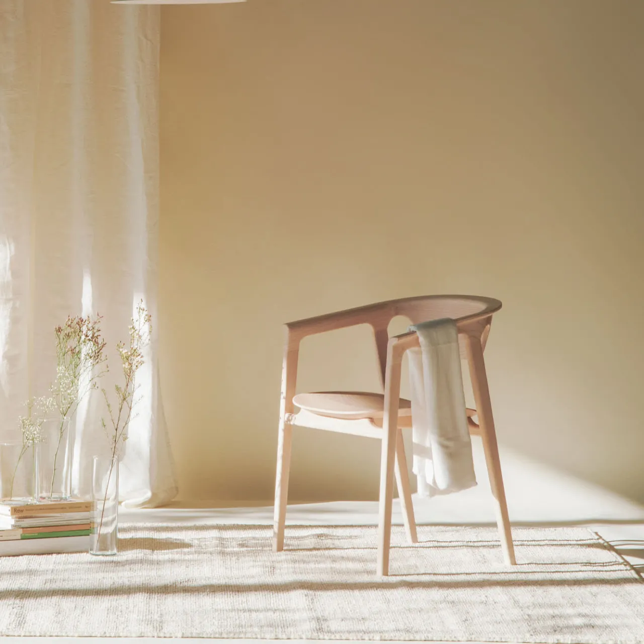 Dale Italia Chairs<Duna Natural Ash Chair