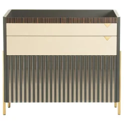 Lebanto Bar Cabinets<Ebony and Marble Bar Cabinet