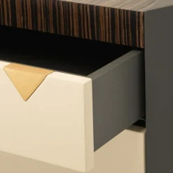 Lebanto Bar Cabinets<Ebony and Marble Bar Cabinet