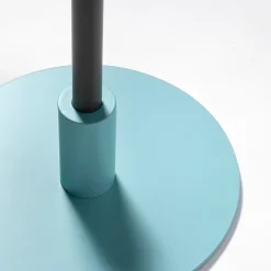 TrabA' Outdoor Dining Tables<Echo Round Turquoise & Gray-Green Table by Gabbertas Studio