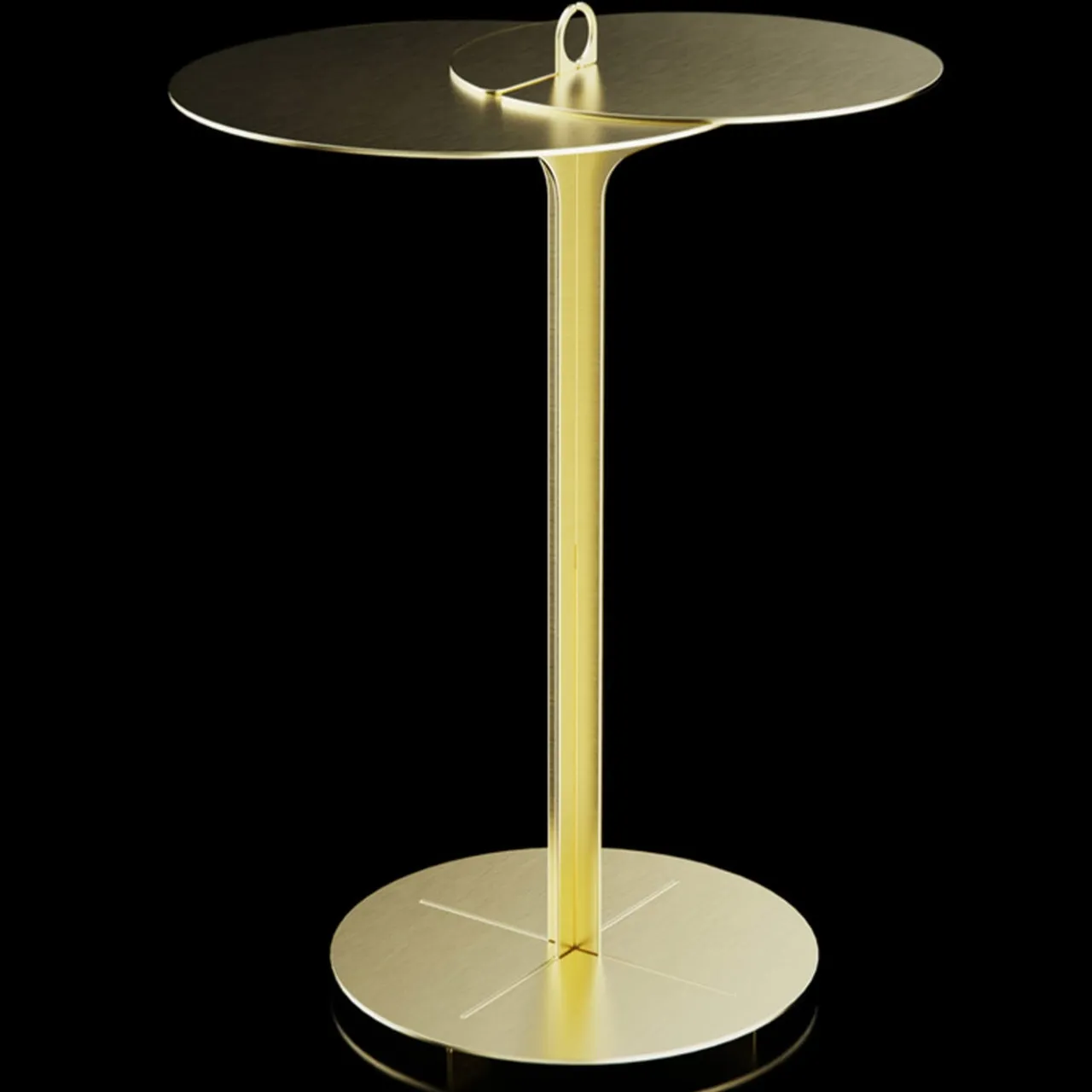 Edizioni Design Side Tables<ED021 Brass Side Table