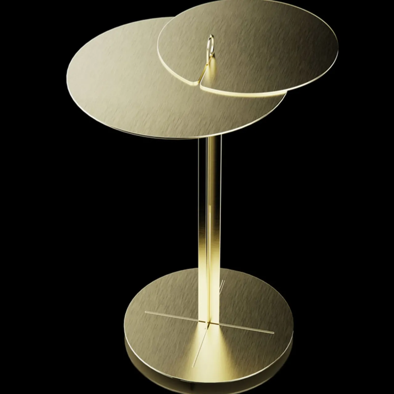 Edizioni Design Side Tables<ED021 Brass Side Table