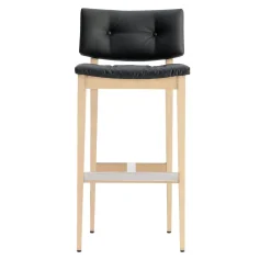 Billiani 1911 Bar Stools<Eileen Black Stool by Werther Toffoloni