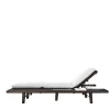 Exteta Outdoor Chaises & Daybeds<Elba Dark Brown & White Sunbed by Massimo Castagna