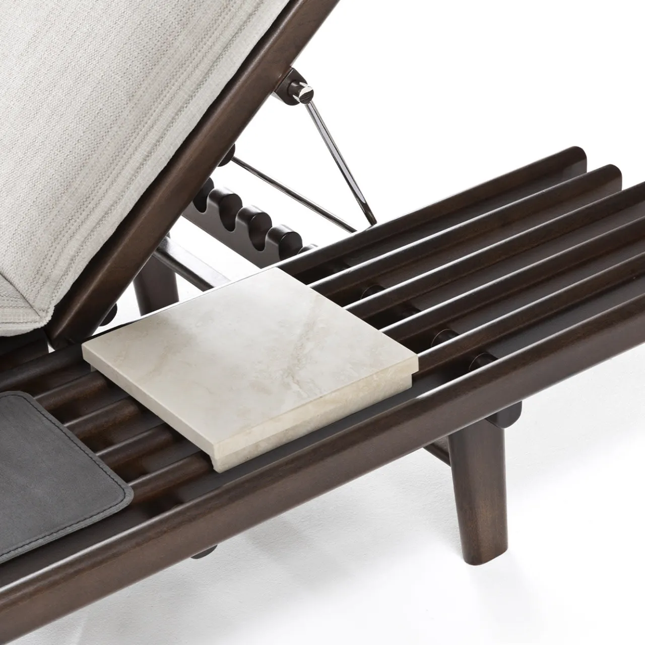 Exteta Outdoor Chaises & Daybeds<Elba Dark Brown & White Sunbed by Massimo Castagna