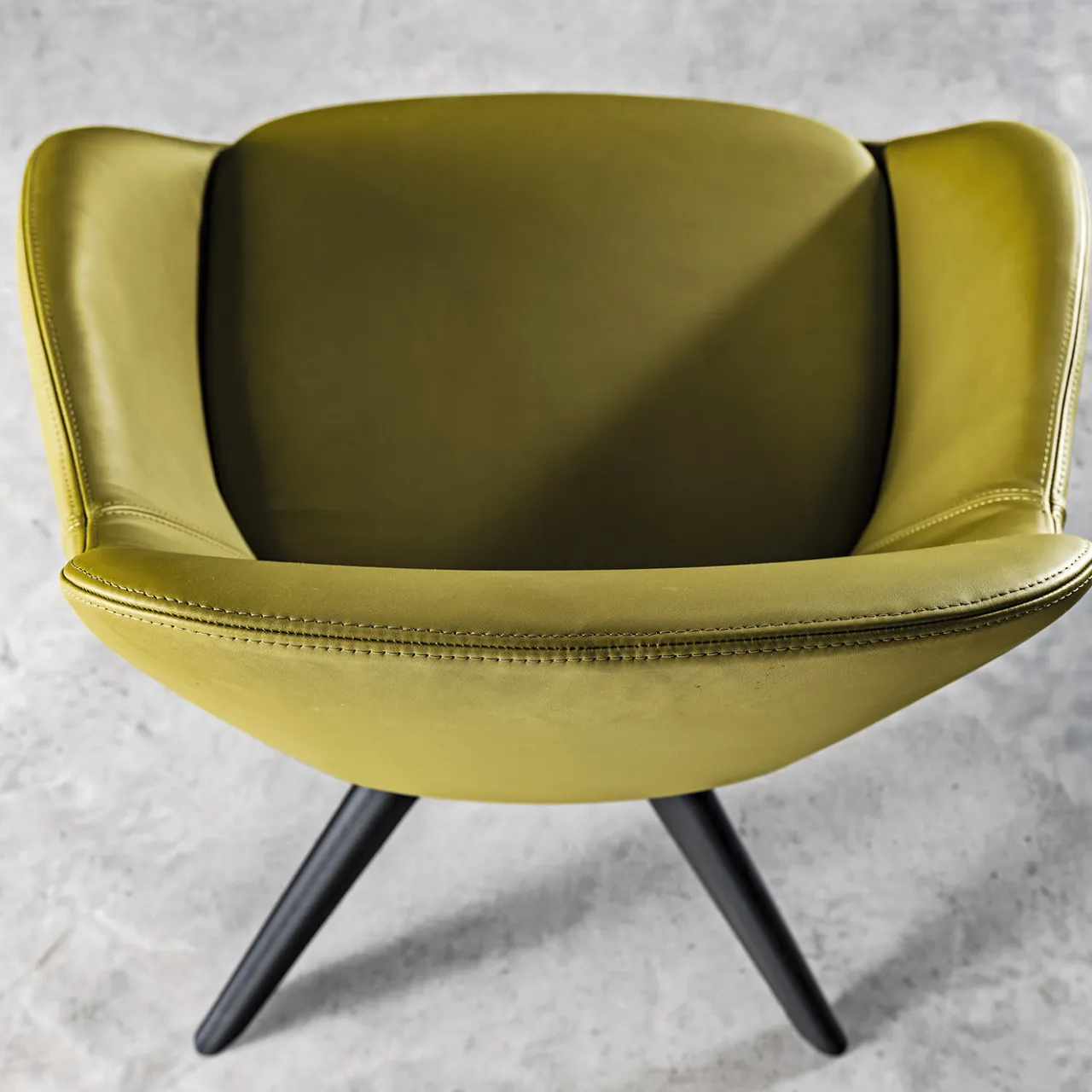 Meroni & Colzani Office Chairs<Elba Green Swivel Chair