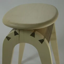 Nicola Tessari Stools<Elliptic Two-Tone Stool