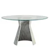 MGM Marmi e Graniti Dining Tables<Embrace Table with Crystal Top by Gritti Rollo