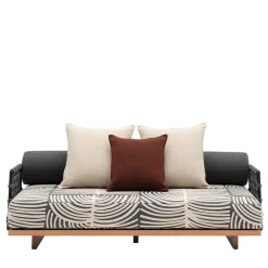 Jwana Hamdan Outdoor Sofas & Benches<Emir Gray Sofa