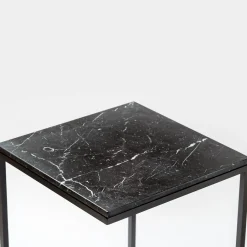 V.L. Lavorazioni In Ferro Side Tables<Esopo Tall Black Side Table by Antonio Saporito