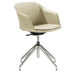 Enrico Pellizzoni Office Chairs<Eva Leather swivel chair
