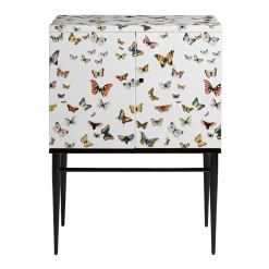 Fornasetti Cabinets<Farfalle White Raised Small Cabinet