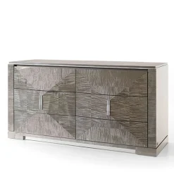 Franco Bianchini Sideboards Buffets<FB Collection Crystal Chest of 6 Drawers