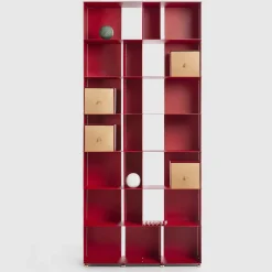 Da A Bookcases<Fit Red Bookcase by Marc Sadler