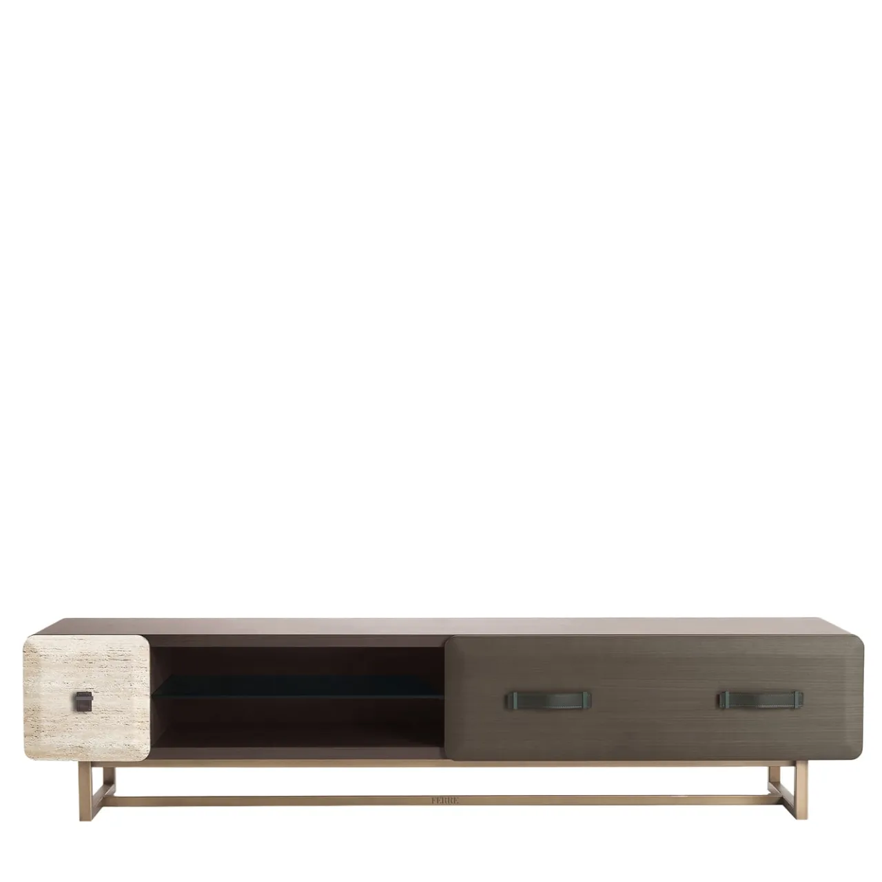 Gianfranco Ferré Home Sideboards Buffets<Five Points Smokey Grey Wood And Marble Sideboard