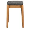Bedont Stools<Fizz Low Stool in Oak with Upholstered Seat by Lorenz+Kaz