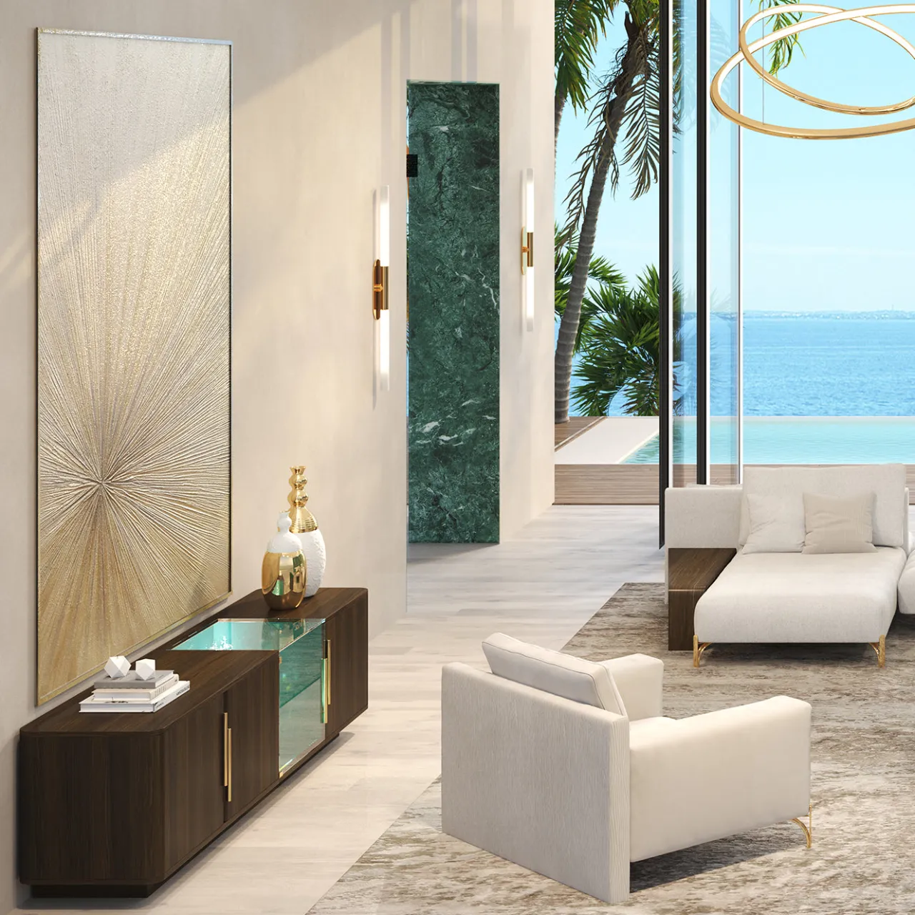 Morello Gianpaolo Armchairs<Flare 01 Beige Armchair with Metal Legs